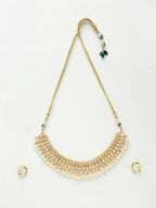 Kundan Choker With Pearls & Studs - Ruby Raang | Grocsy