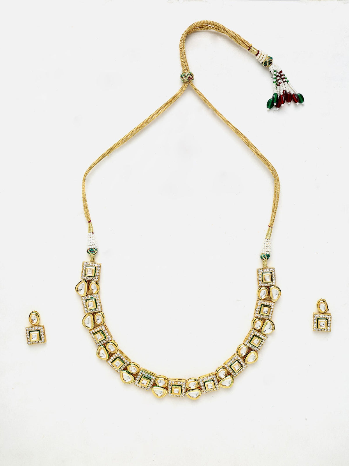 Kundan Choker With Studs - Ruby Raang | Grocsy