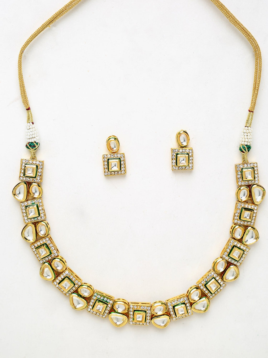 Kundan Choker With Studs - Ruby Raang | Grocsy