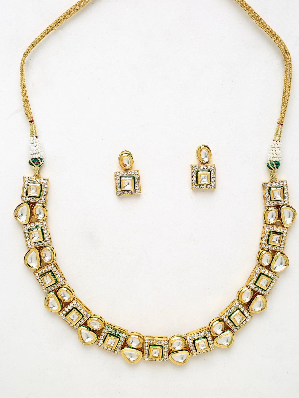 Kundan Choker With Studs - Ruby Raang | Grocsy
