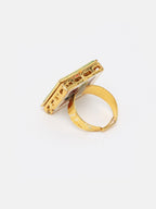 Kundan Ring - Ruby Raang | Grocsy