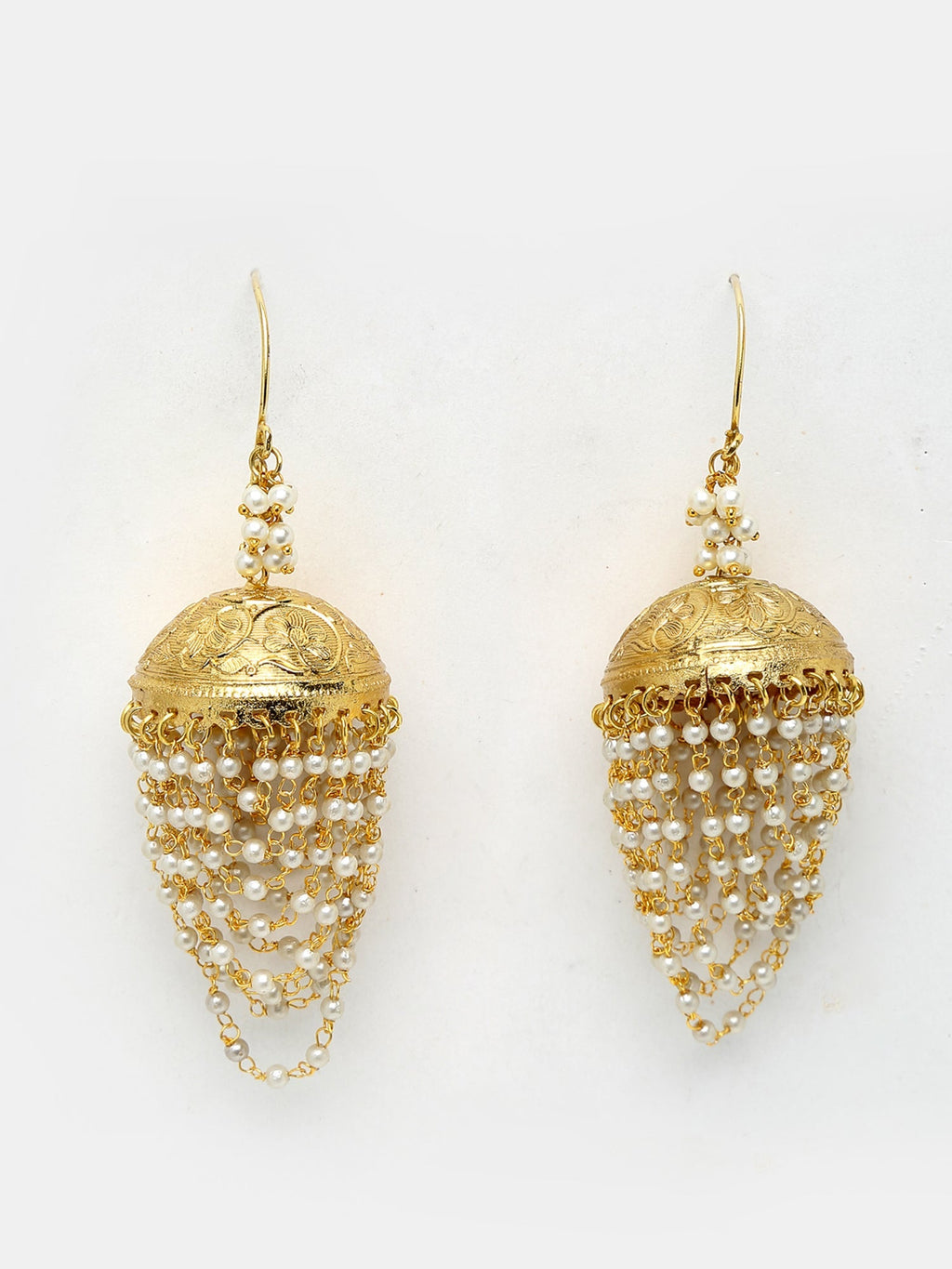 Pearl Jhumkay - Ruby Raang | Grocsy