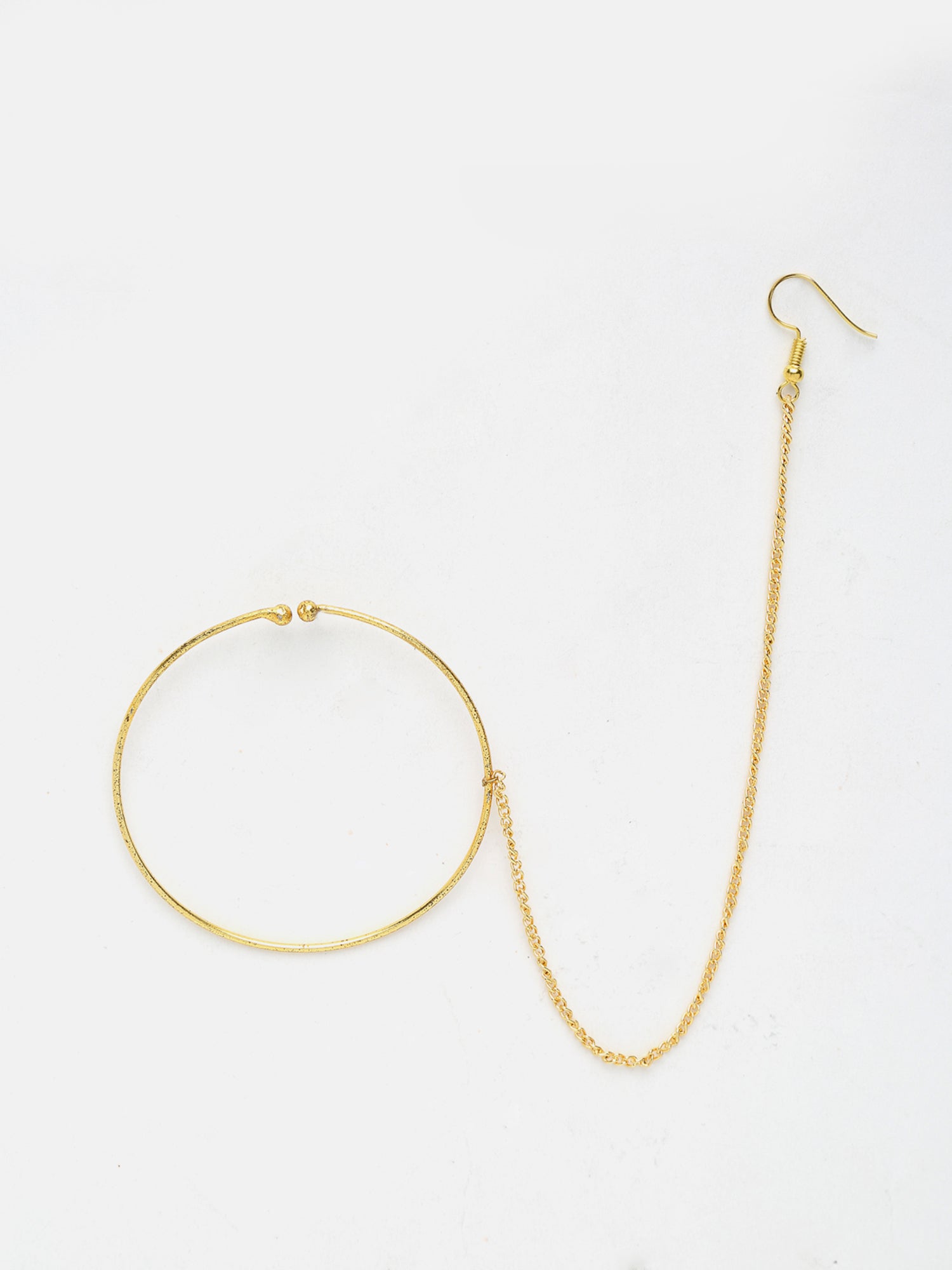 Golden Plated Nose Ring - Ruby Raang | Grocsy