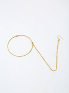 Golden Plated Nose Ring - Ruby Raang | Grocsy