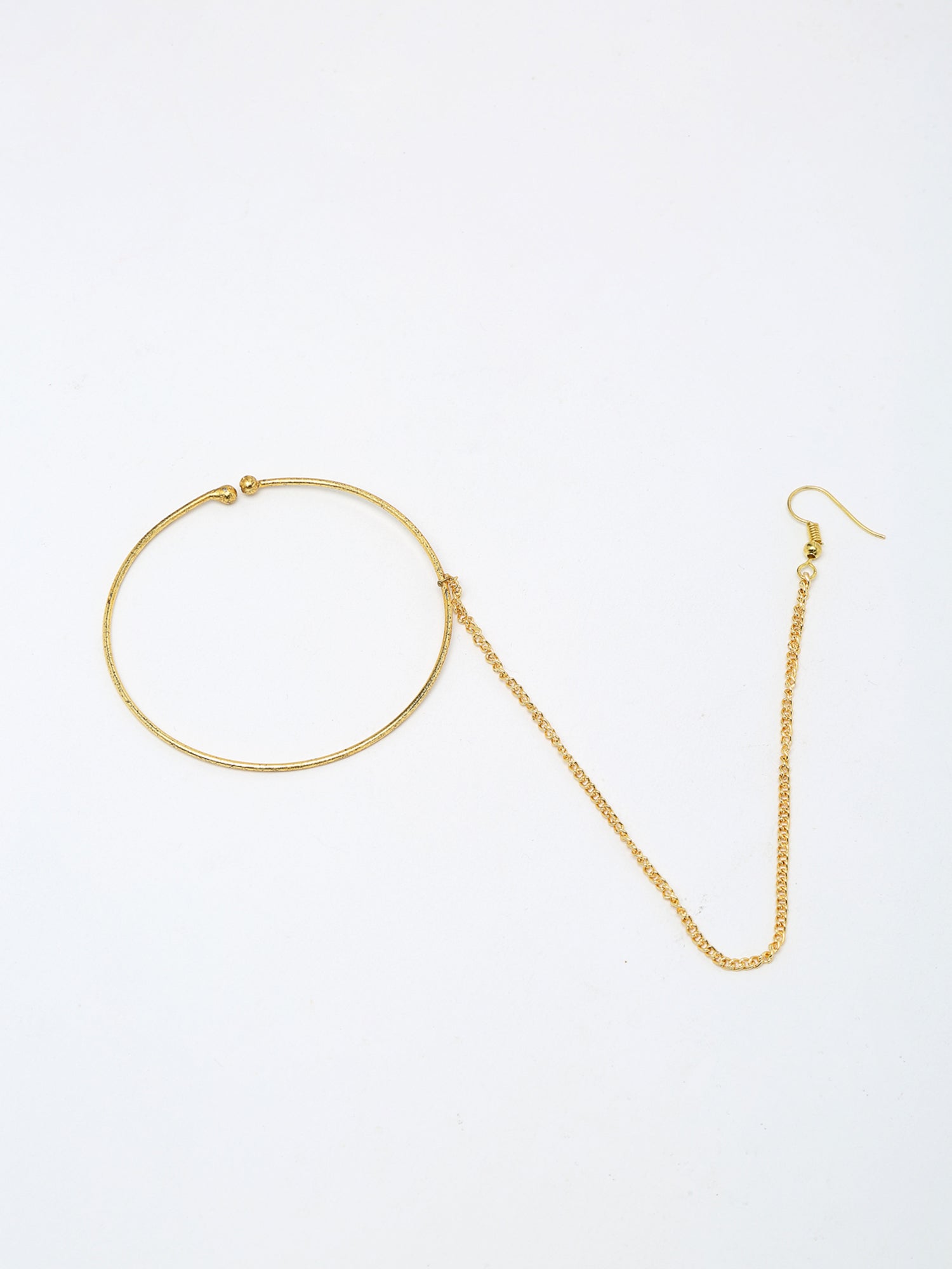 Golden Plated Nose Ring - Ruby Raang | Grocsy