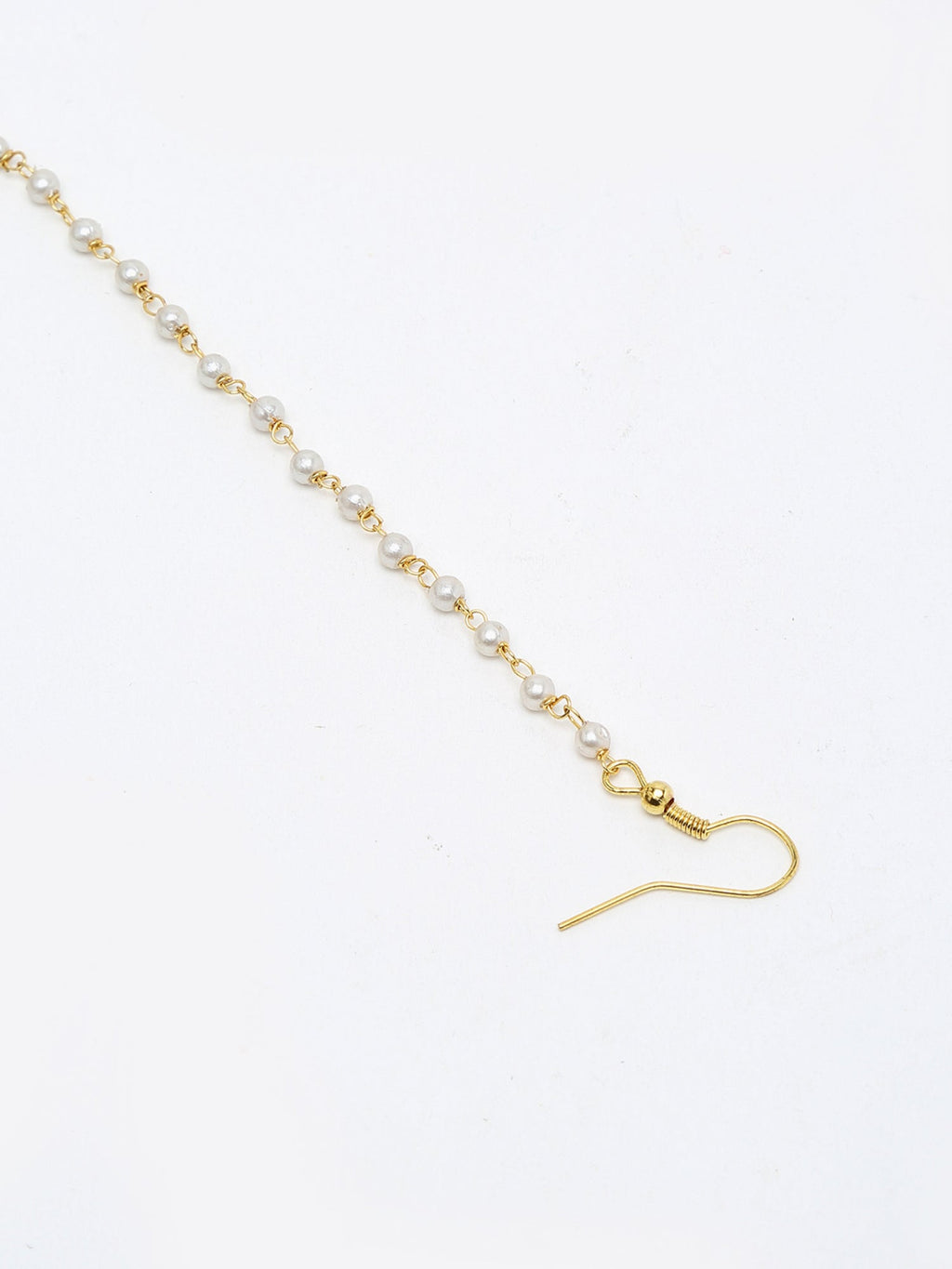 Double Kundan Nose Ring - Ruby Raang | Grocsy