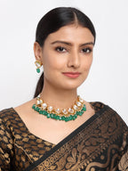 Kundan Choker With Studs - Ruby Raang | Grocsy