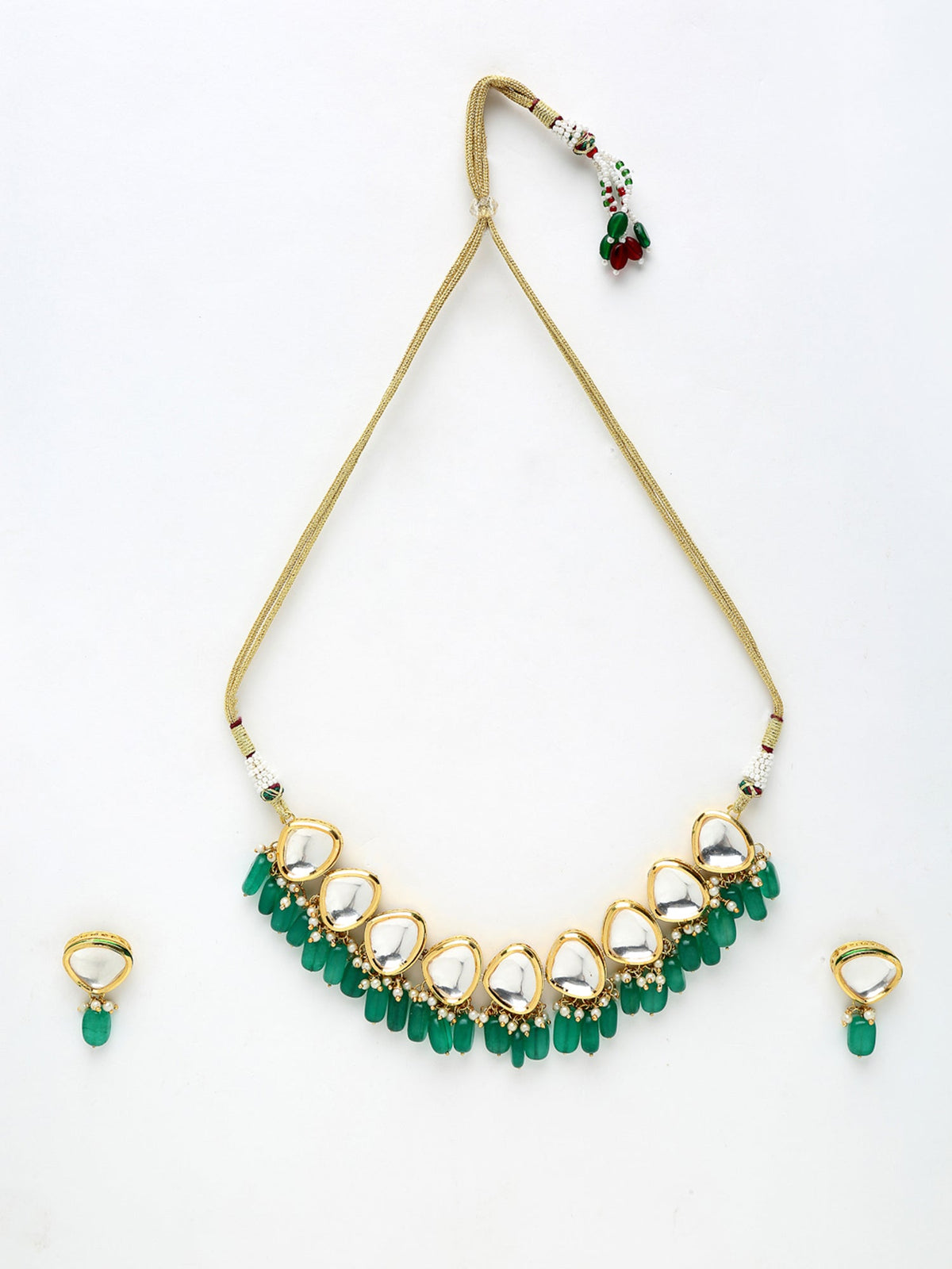 Kundan Choker With Studs - Ruby Raang | Grocsy