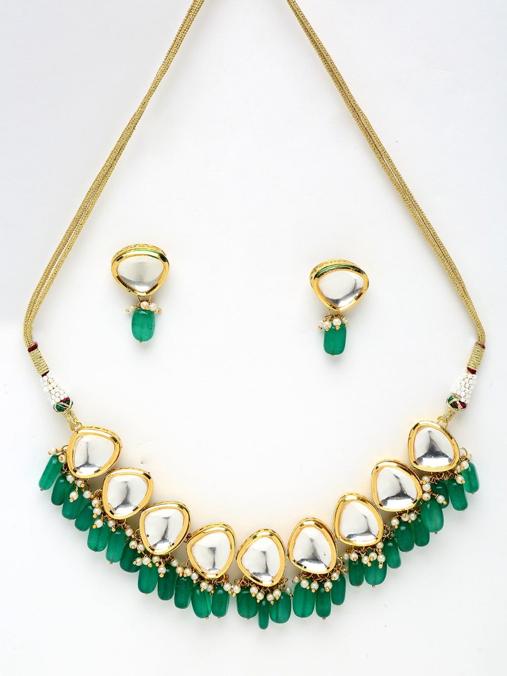 Kundan Choker With Studs - Ruby Raang | Grocsy