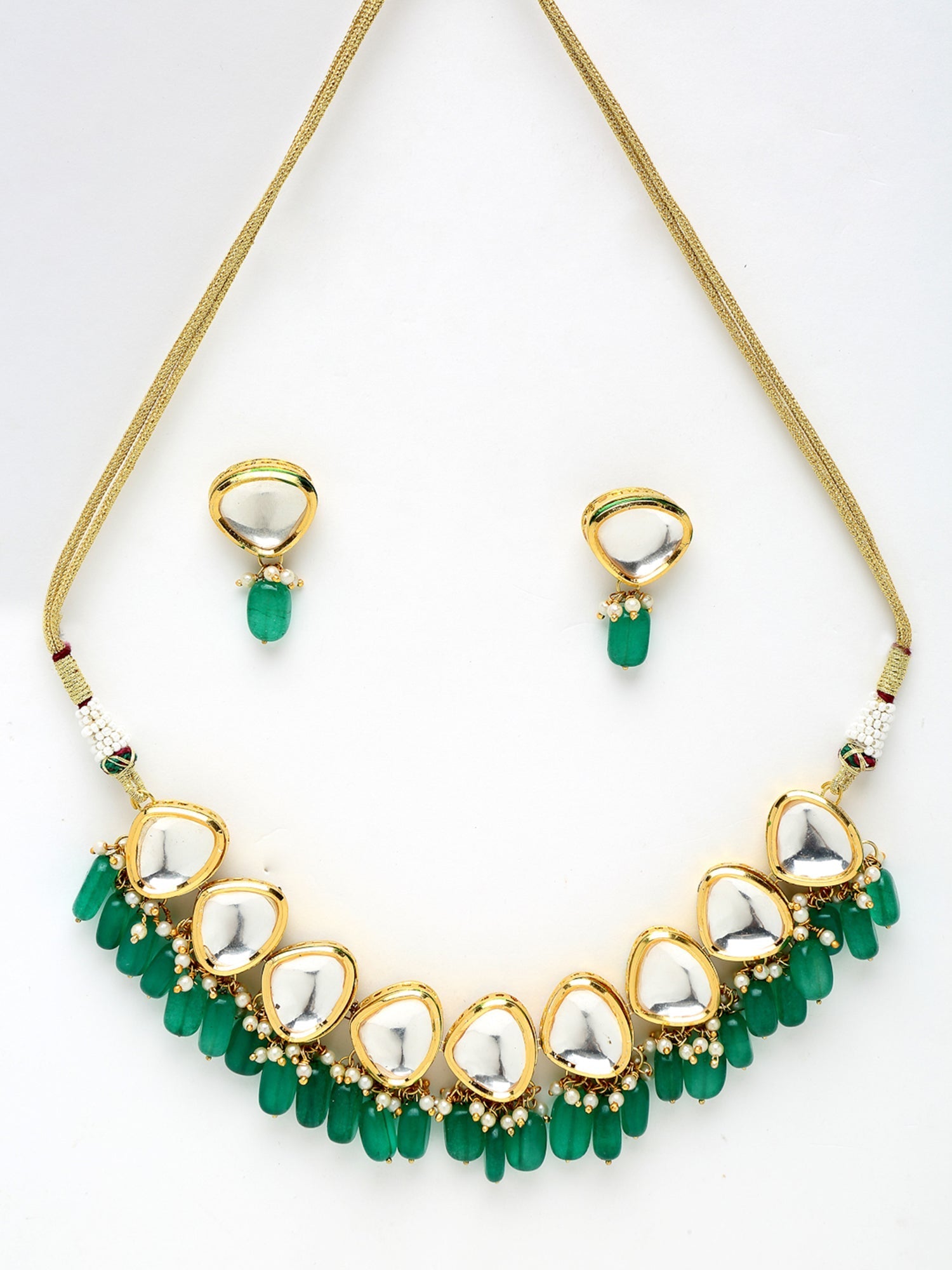 Kundan Choker With Studs - Ruby Raang | Grocsy