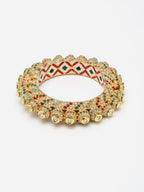 Multi Embellished Bangle - Ruby Raang | Grocsy