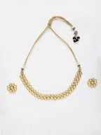 Kundan Choker With Studs - Ruby Raang (A380-58) | Grocsy