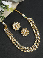 Kundan Choker With Studs - Ruby Raang (A380-58) | Grocsy