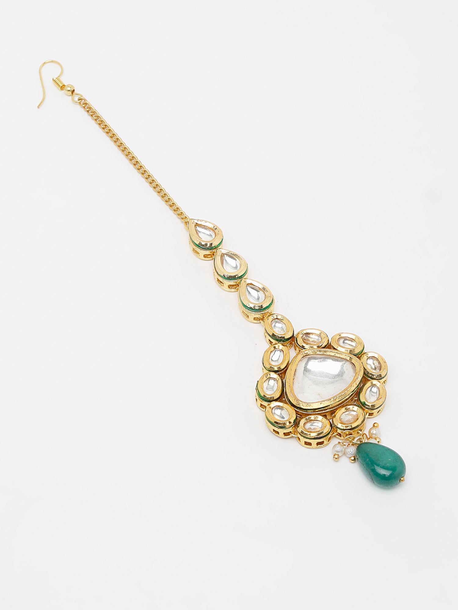 Kundan Maang Tikka - Ruby Raang | Grocsy