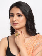 Kundan Cocktail Ring - Ruby Raang | Grocsy