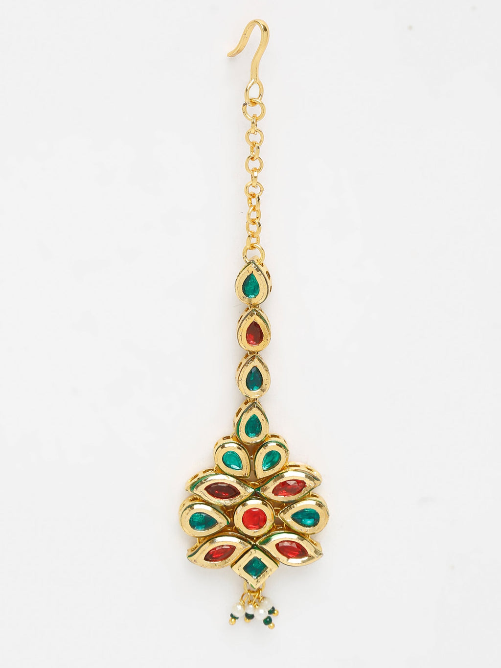 Kundan Maang Tikka - Ruby Raang | Grocsy