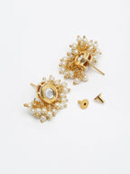 Stone Kundan Choker With Studs - Ruby Raang | Grocsy