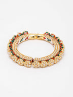Pearl Embellished Bangle - Ruby Raang
