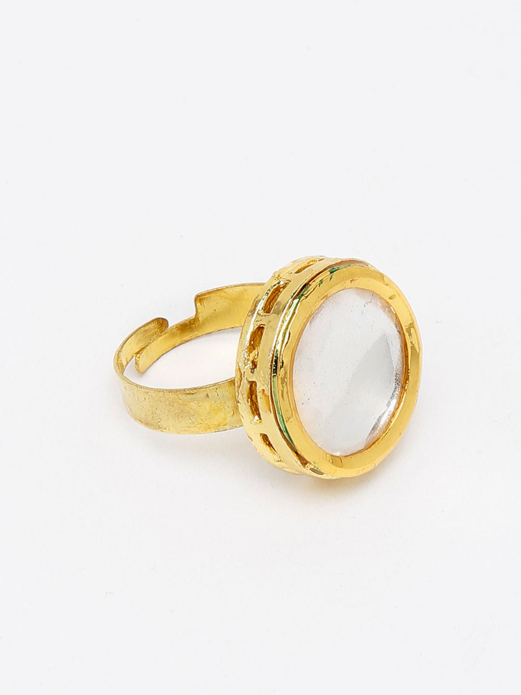 Kundan Ring - Ruby Raang | Grocsy