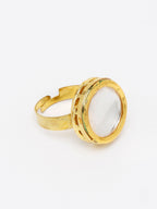 Kundan Ring - Ruby Raang | Grocsy