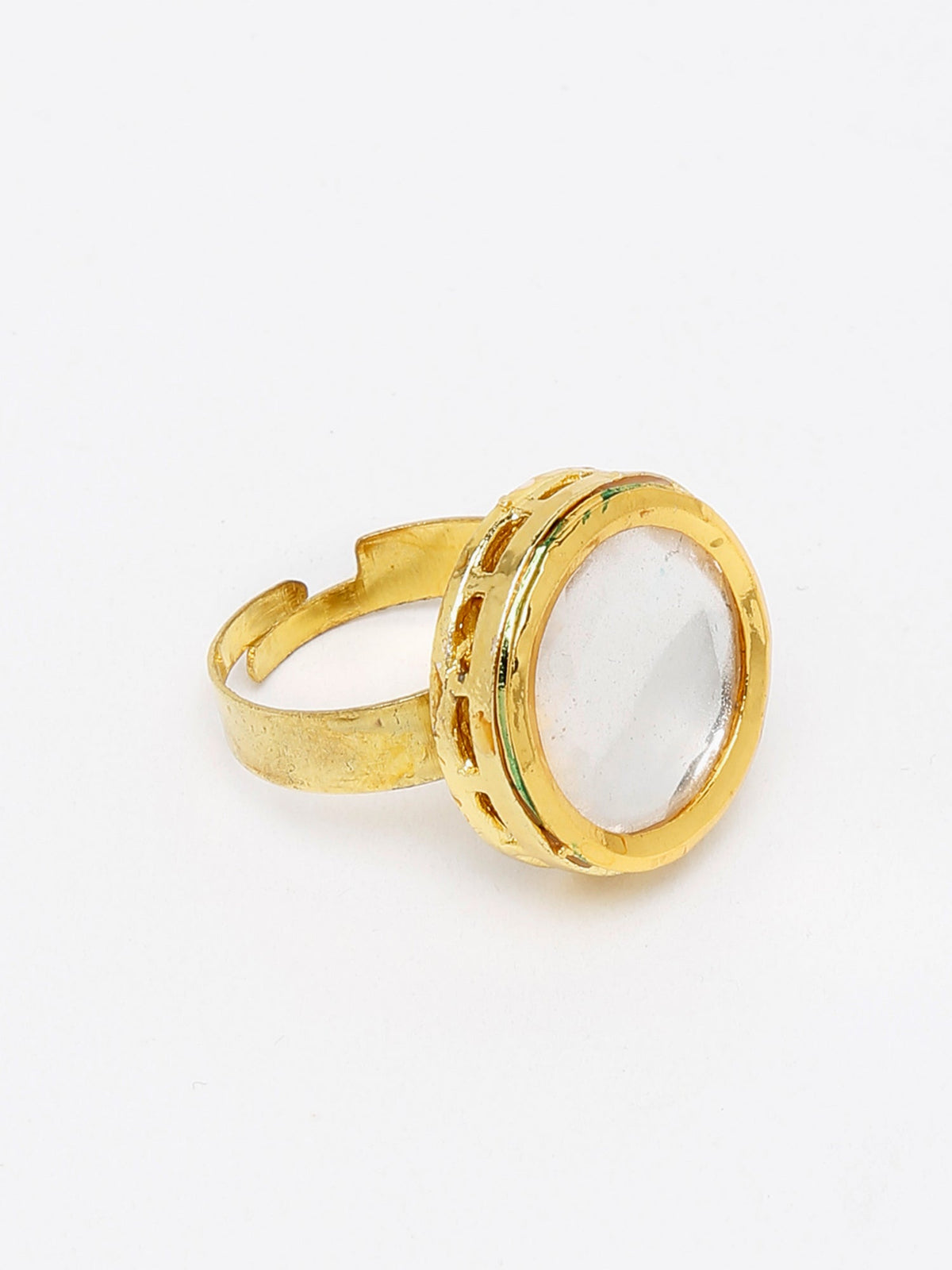 Kundan Ring - Ruby Raang | Grocsy