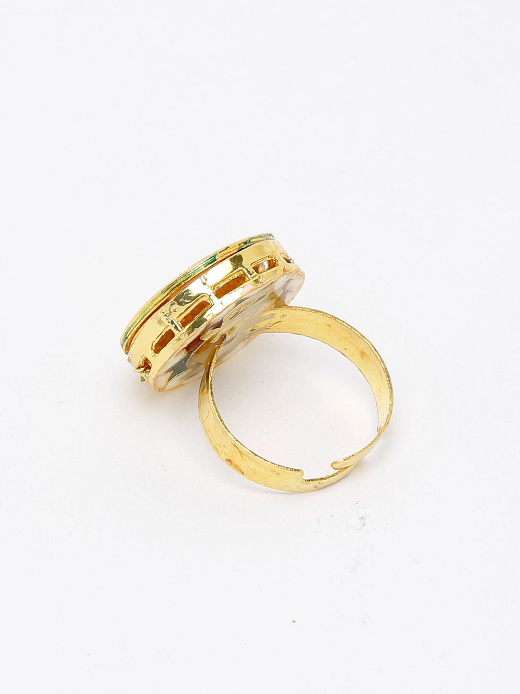 Kundan Ring - Ruby Raang | Grocsy