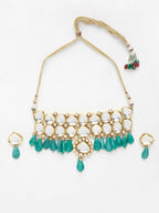 Kundan Choker With Studs - Ruby Raang | Grocsy