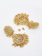 Stone Kundan Choker With Studs - Ruby Raang | Grocsy