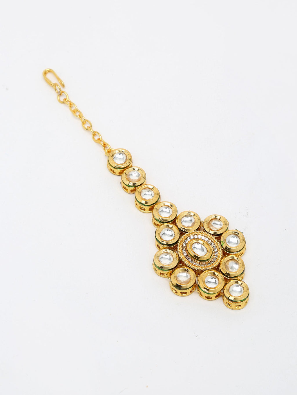 Kundan Maang Tikka - Ruby Raang | Grocsy