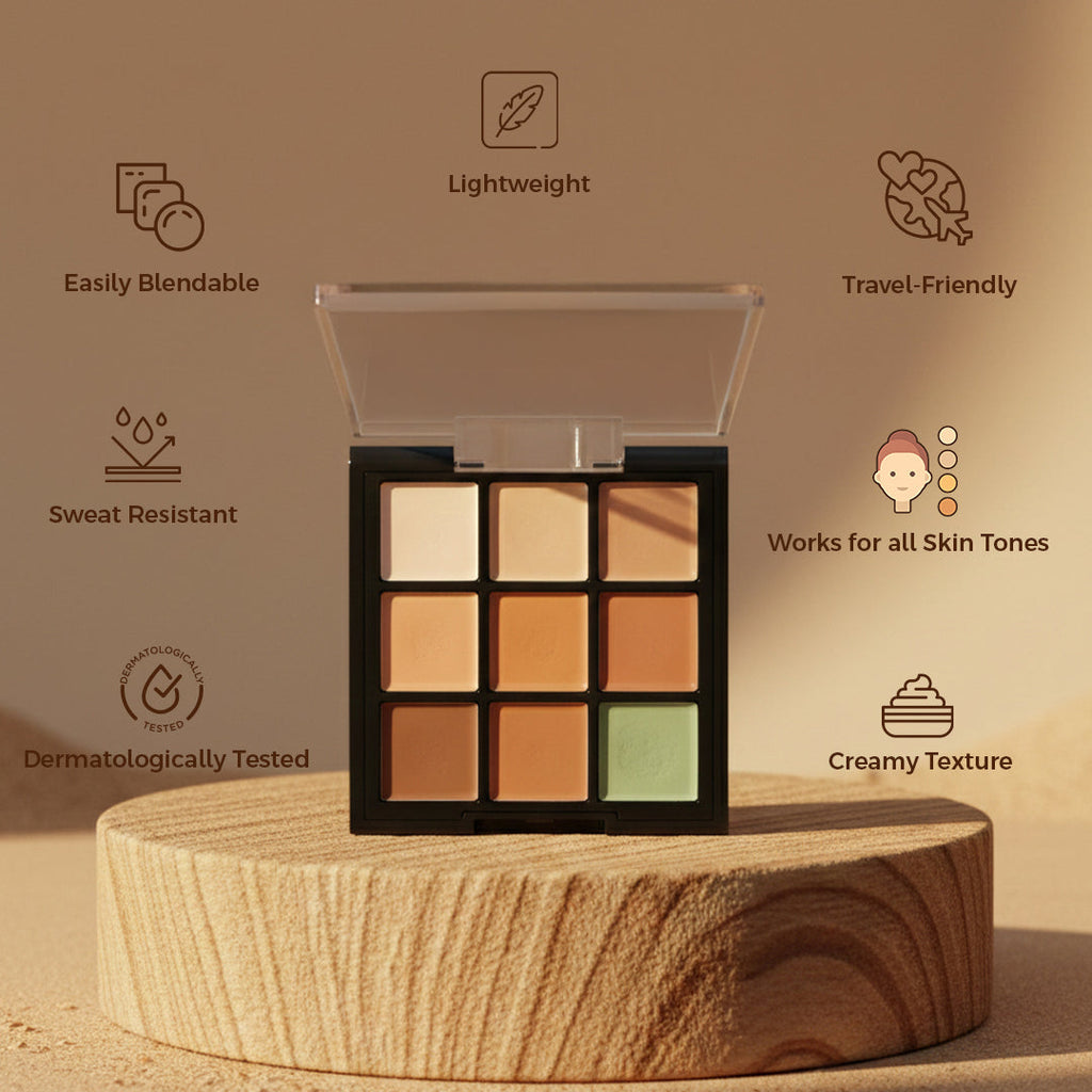 Baked Beauty 9-In-1 Concealer & Corrector Palette | Grocsy