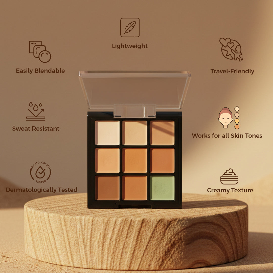 Baked Beauty 9-In-1 Concealer & Corrector Palette | Grocsy