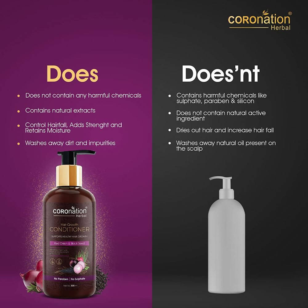 Coronation Herbal Red Onion & Black Seed Hair Conditioner | Grocsy