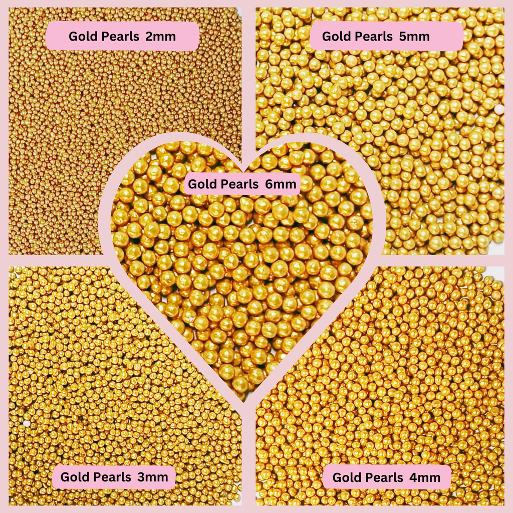 Confect All That Glitters Gold Disco Balls Assorted Sprinkles (DB-12) | Grocsy