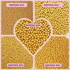 Confect All That Glitters Gold Disco Balls Assorted Sprinkles (DB-12) | Grocsy