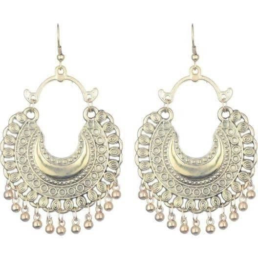 MS Fashion India Stylish And Party Wear Silver Earrings | Grocsy
