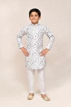 Joban Fashion Cotton White Kurta With Straight Fit Pant | Grocsy