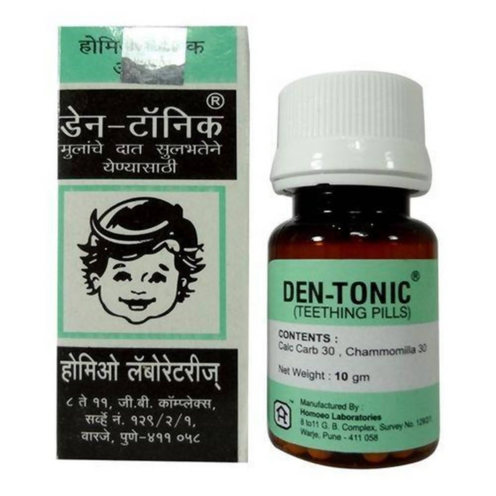 Homoeo Laboratories Den-Tonic Teething Pills | Grocsy
