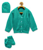 Chutput Kids Cute Green Coloured Solid Pullover Sweater | Grocsy