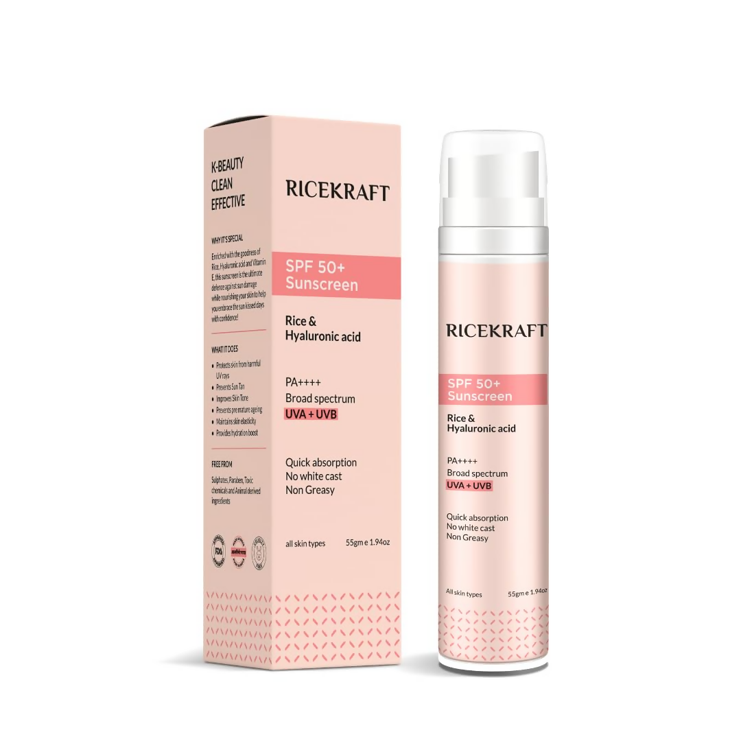 Ricekraft SPF 50+ Korean Sunscreen | Grocsy
