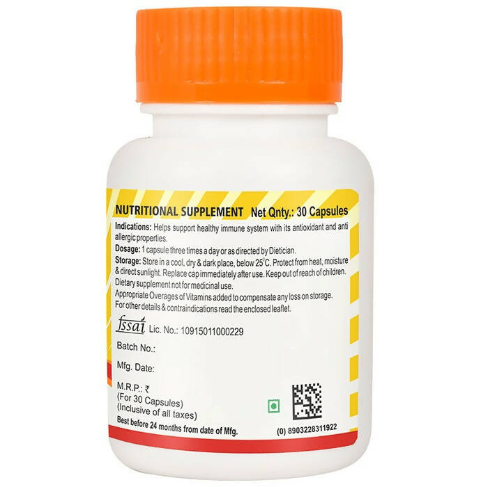 Bakson's Vitamin C Plus & Zinc Capsules | Grocsy