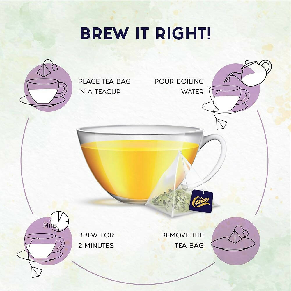 Care Turmeric Moringa-Matcha Superfood Herbal Tea Bags | Grocsy