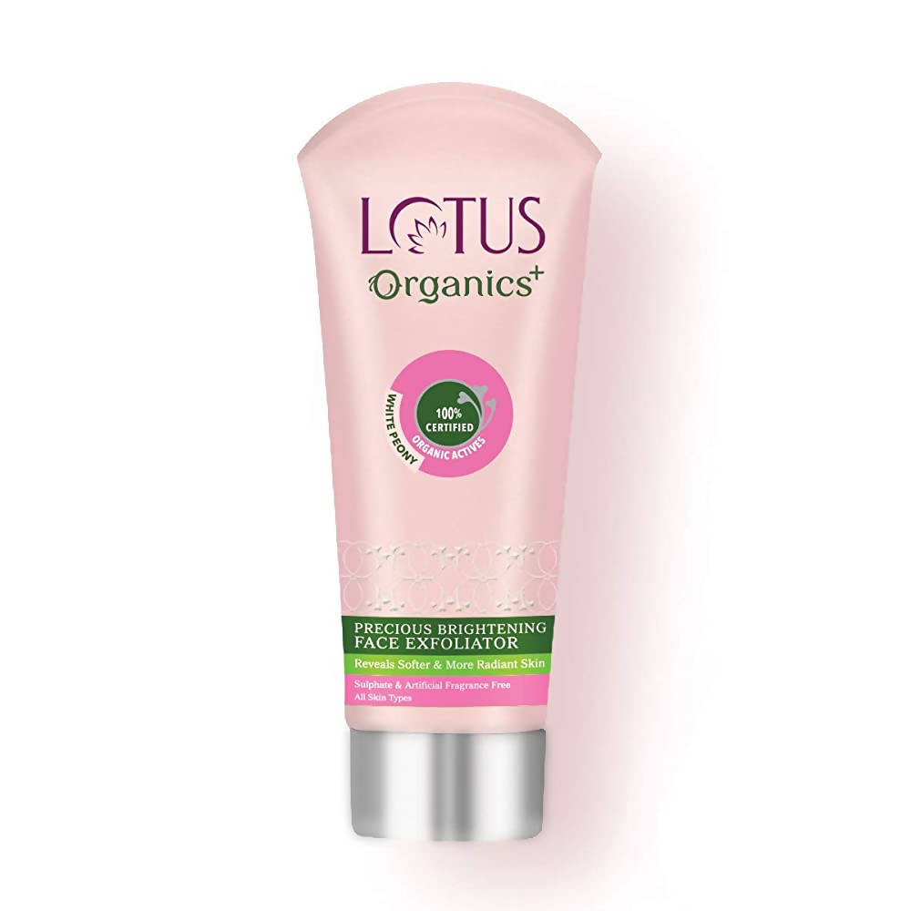 Lotus Organics+ Precious Brightening Face Exfoliator | Grocsy