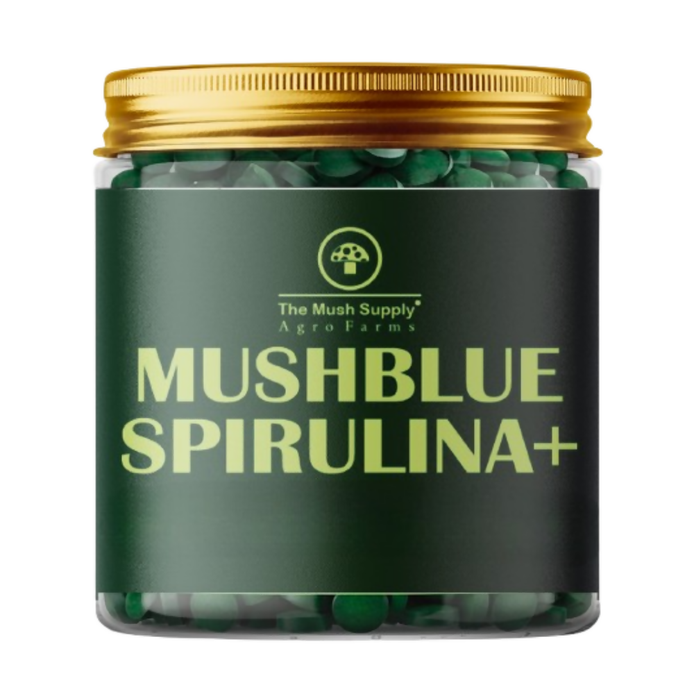 The Mush Supply Agro Farms MushBlue Spirulina Tablets | Grocsy