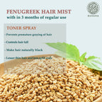 Buddha Natural Fenugreek Hair Vitalizer Spray Mist- Hair Thinning & Greying Hair Mist | Grocsy