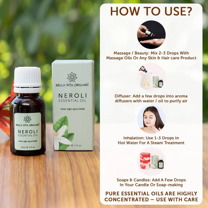 Bella Vita Organic Neroli Essential Oil | Grocsy