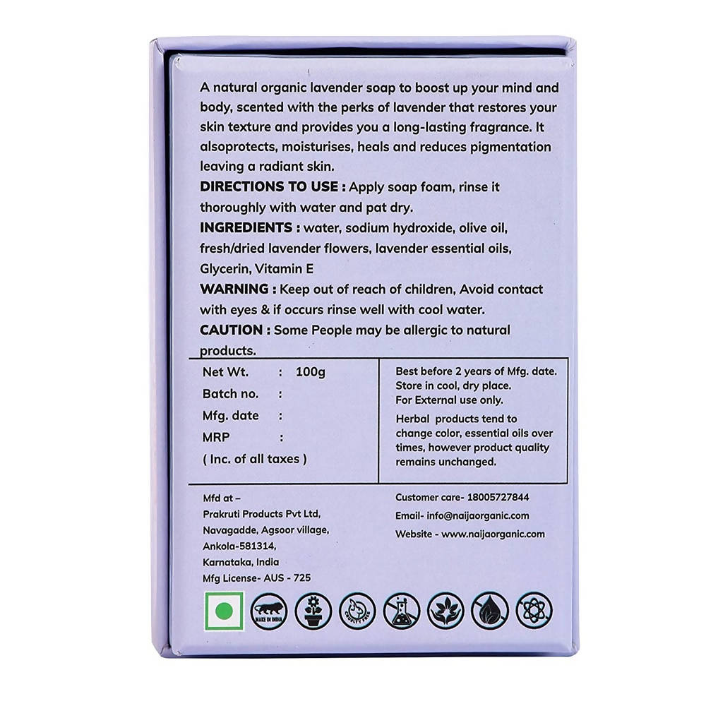 Naija Lavender Lustrous Skin Soap | Grocsy