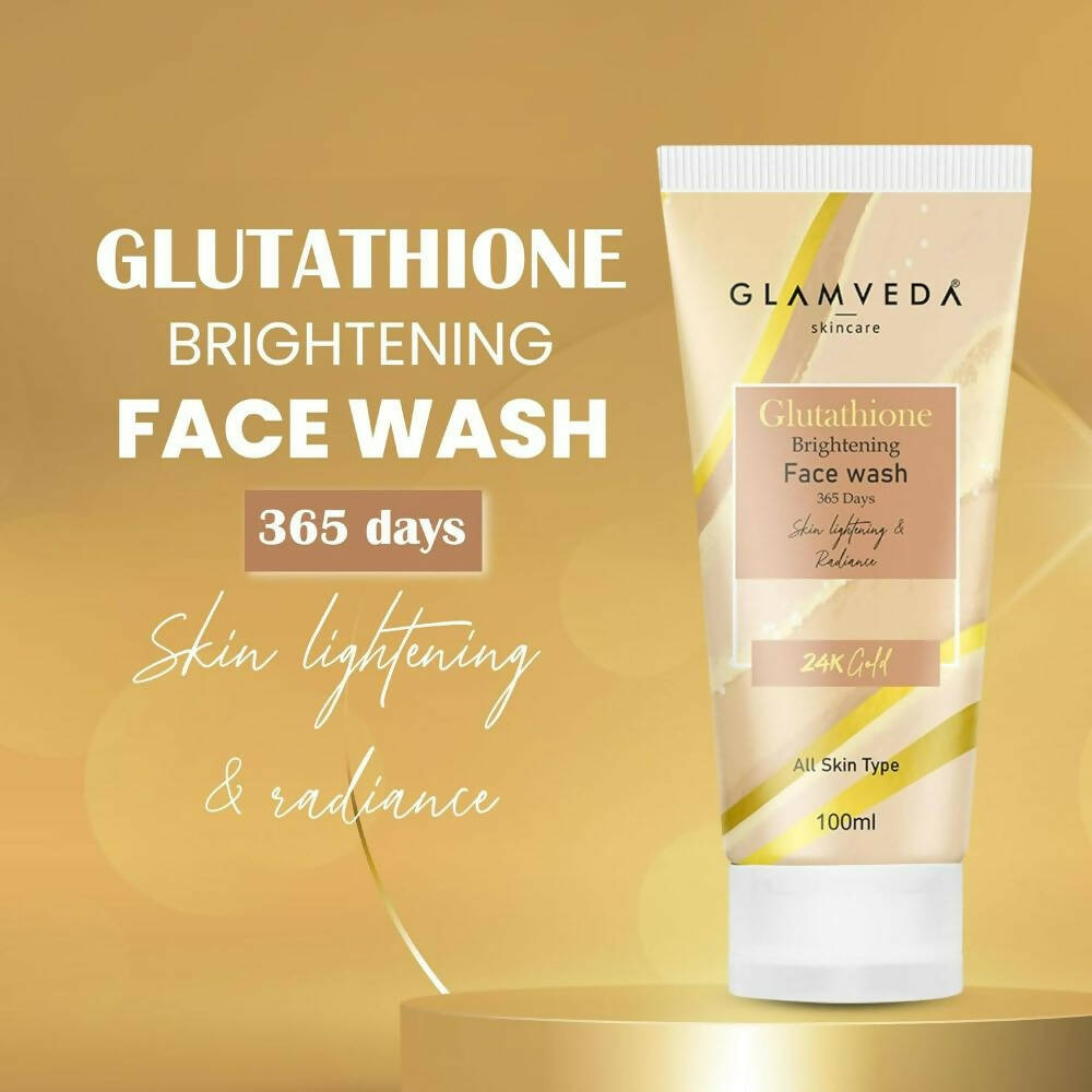 Glamveda Glutathione 24 K Gold Face Wash | Grocsy