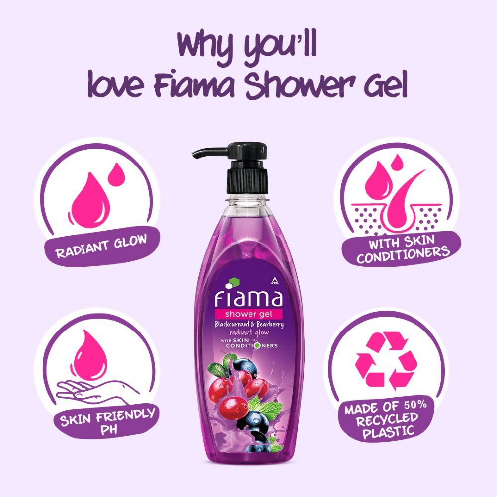 Fiama Shower Gel Blackcurrant & Bearberry | Grocsy
