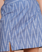 House of RP Women Indigo Cotton Zig-Zag Print Co-Ords Sets | Grocsy