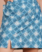 House of RP Women Indigo Cotton Graphic Print Co-Ords Sets | Grocsy